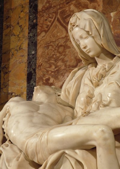Pieta, 1498-99 (mármore) de Michelangelo Buonarroti